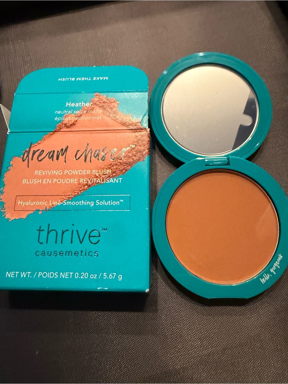 *NEW*.20oz* Heather*thrive cosmetics* Dream Chaser Powder Blush